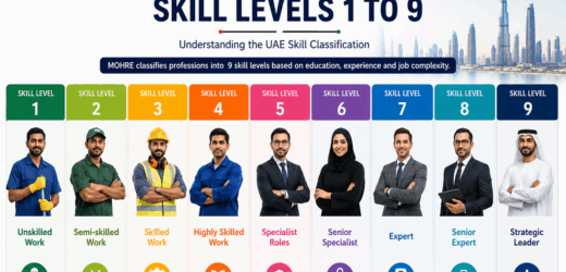 UAE MOHRE Skill Levels 1 to 9: Complete Job Classification 2026