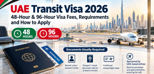 UAE Transit Visa 2026: 48-Hour & 96-Hour Visa Fees, Requirements and How to Apply?