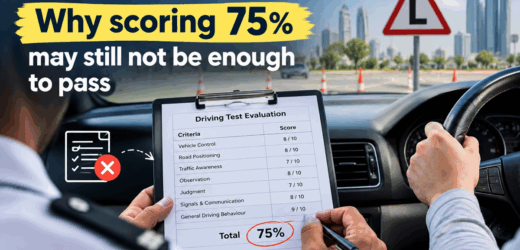 Dubai (UAE) Driving Test Score Marks