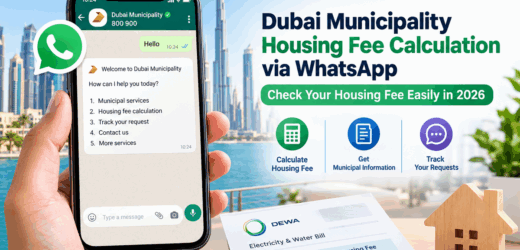 Dubai Municipality Housing Fee Calculation via WhatsApp (2026)