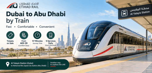 Etihad Rail Dubai-Abu Dhabi Tickets: Fares, Timings and How to Book?