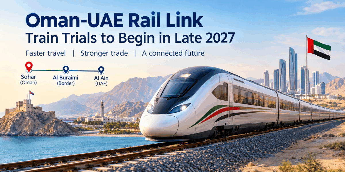 Oman-UAE Rail Link 2027: Route, Travel Time and Key Details
