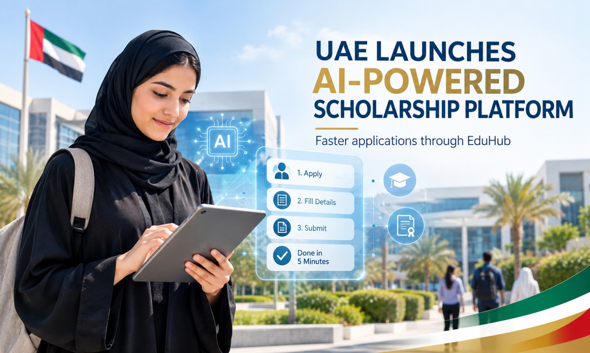 UAE Launches “EduHub” AI Scholarship Platform: Apply in 5 Minutes