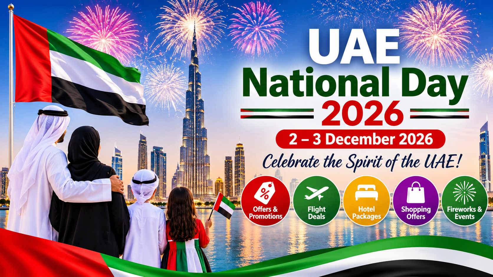 UAE National Day 2026: Holidays, Flight Offers & Deals